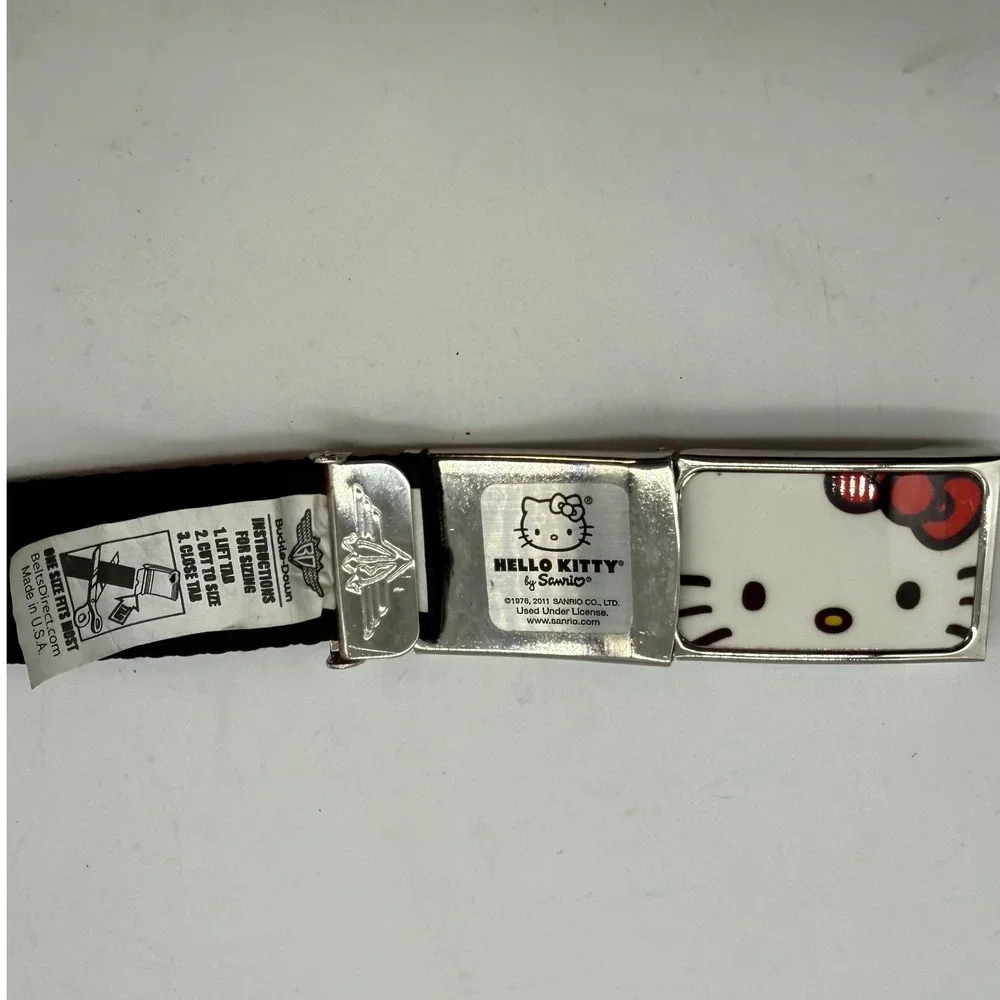 Buckle-Down Hello Kitty Pink Camo Belt Flip top Buckle Y2K USA Sanrio one size